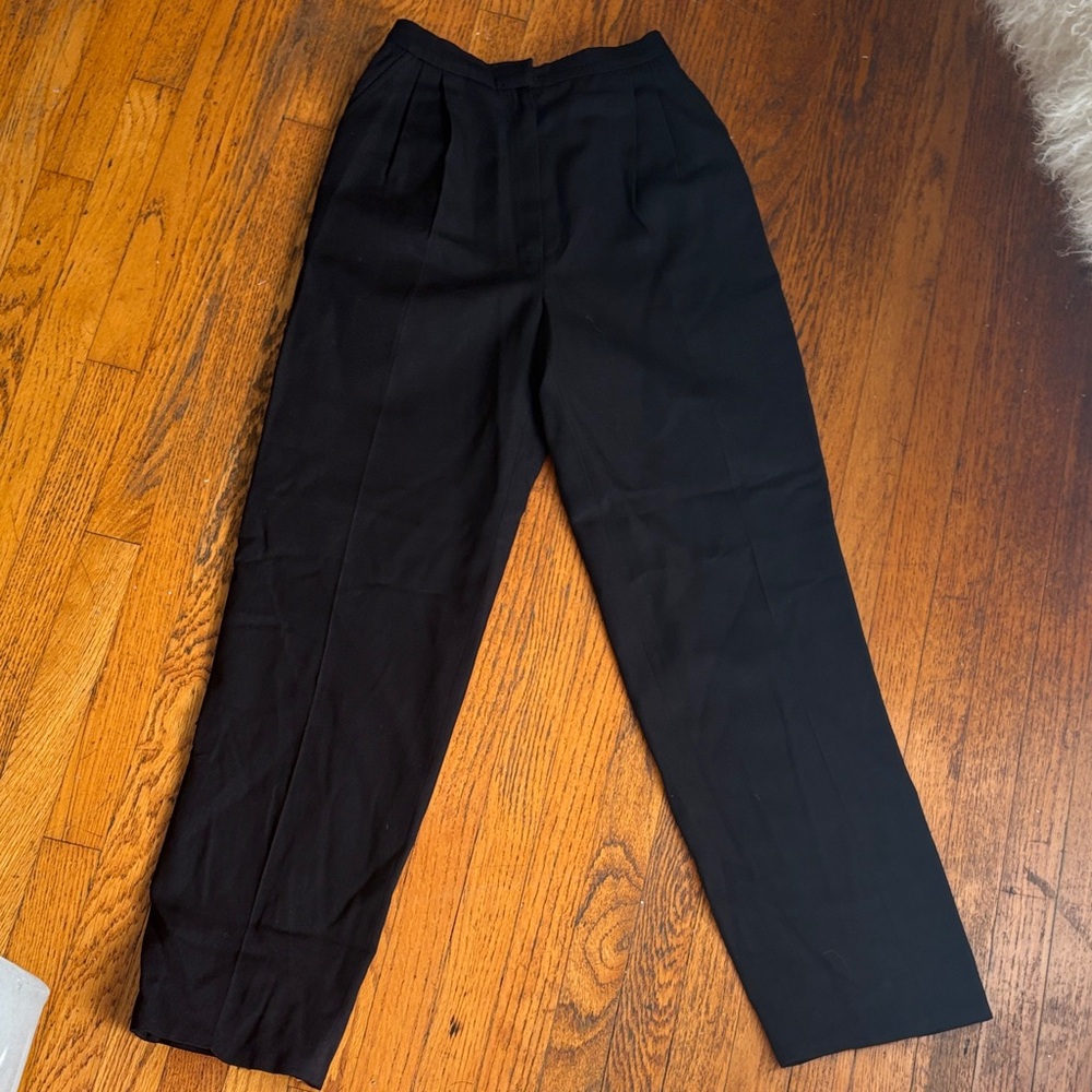 Valentino Elegant Black Dress Pants
